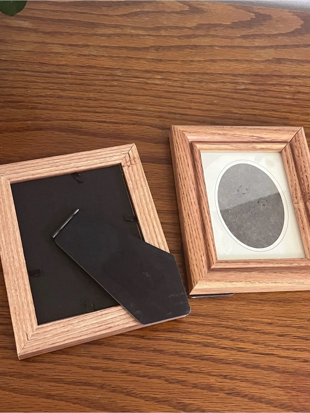 Classic Wood Photo Frame Set - Natural Brown